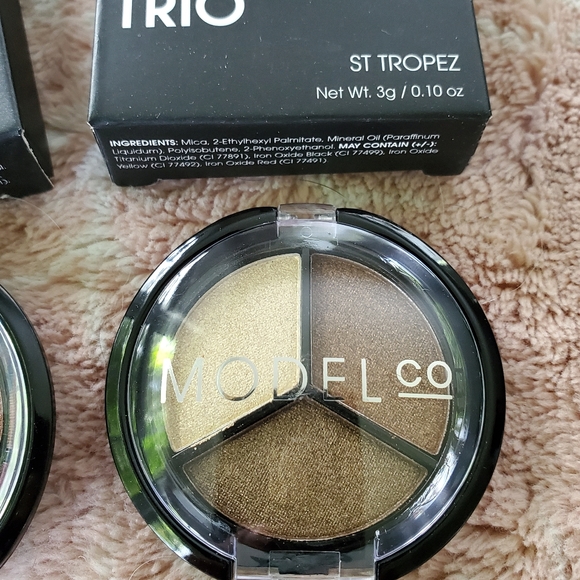 NEW 2 PACK MODEL CO. METALLIC EYESHADOW TRIO - Picture 4 of 7